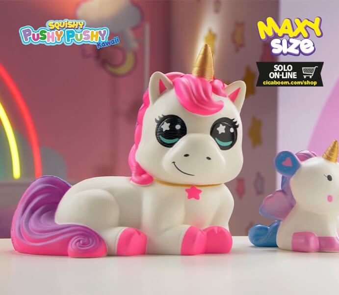 Pushy Pushy Squishy | Maxi Unicorno Seduto