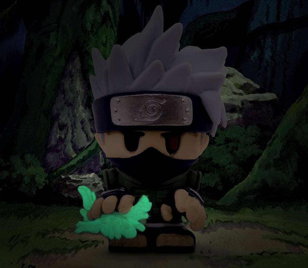 Naruto Boomez Wave 1 - Kakashi Glow in the Dark Raro