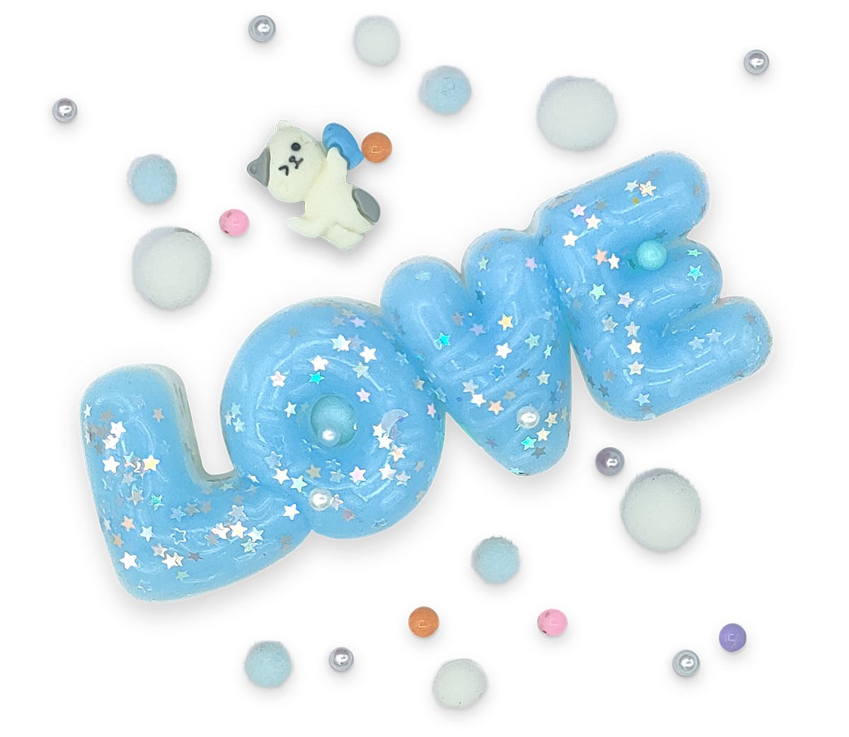 Pushy Pushy Squishy Pinchy - Glitter Love
