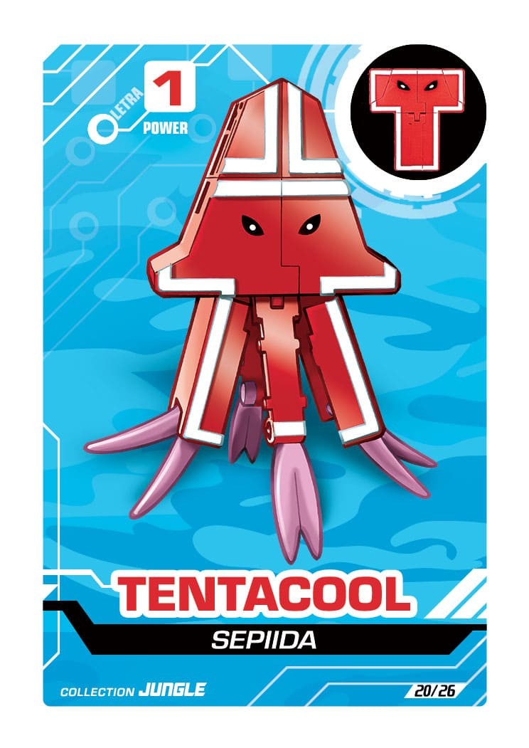 LetrAnimal Solar Power Collection Tentacool