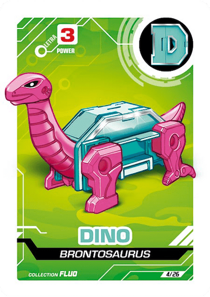LetrAnimal Fluo Collection Dino
