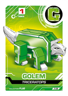 LetrAnimal Fluo Collection Golem