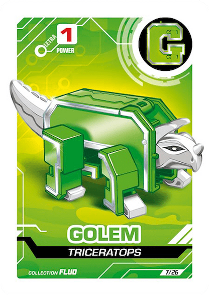 LetrAnimal Fluo Collection Golem