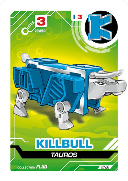 LetrAnimal Fluo Collection Killbull