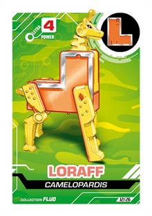 LetrAnimal Fluo Collection Loraff