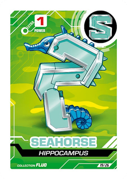 LetrAnimal Fluo Collection  Seahorse