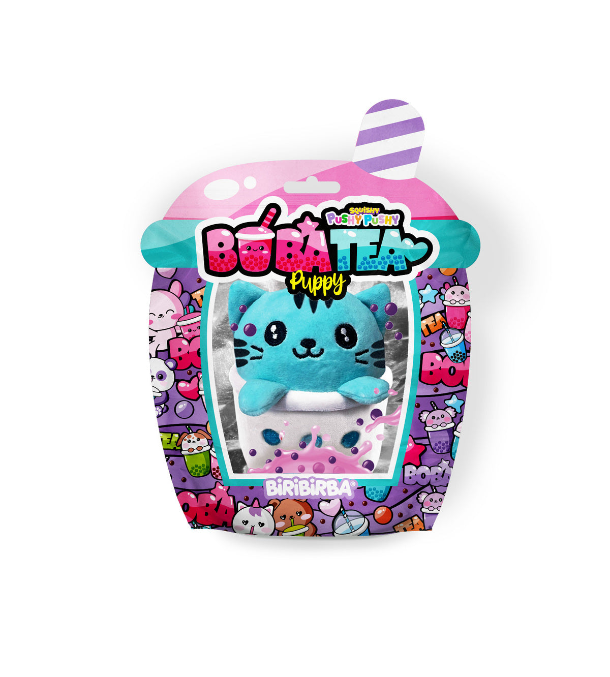 Squishy Pushy Pushy BobaTea Puppy | Tiger