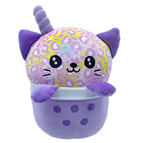 Squishy Pushy Pushy BobaTea Puppy | Big Leopard