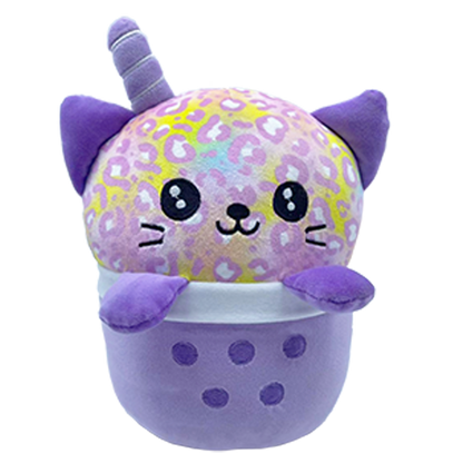 Squishy Pushy Pushy BobaTea Puppy | Big Leopard
