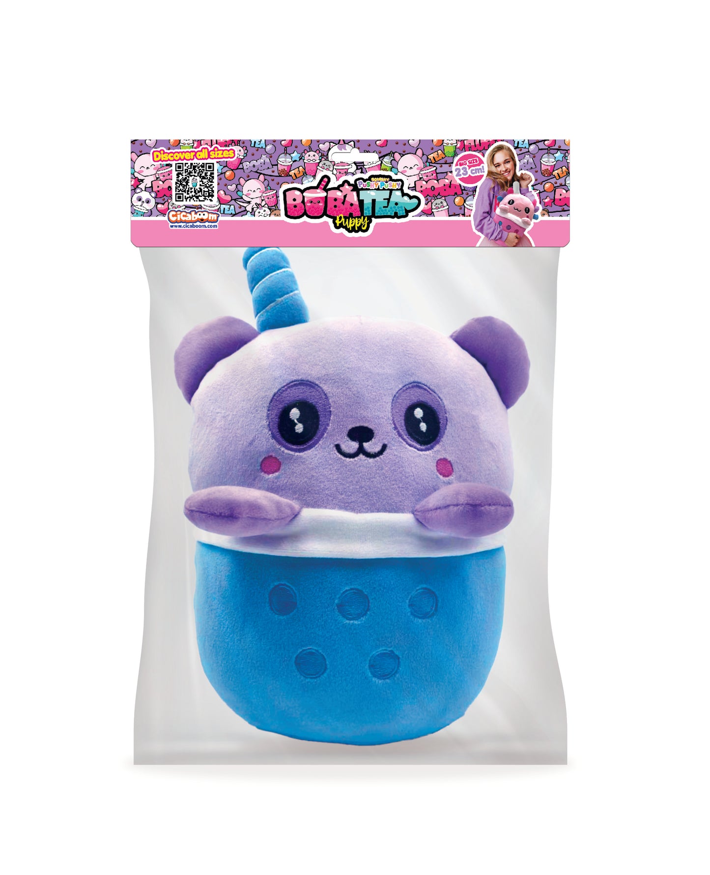 Squishy Pushy Pushy BobaTea Puppy | Big Panda