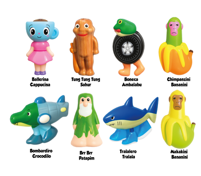 Universal Brainrot AI - Squishy 7 cm | Tralalero Tralala