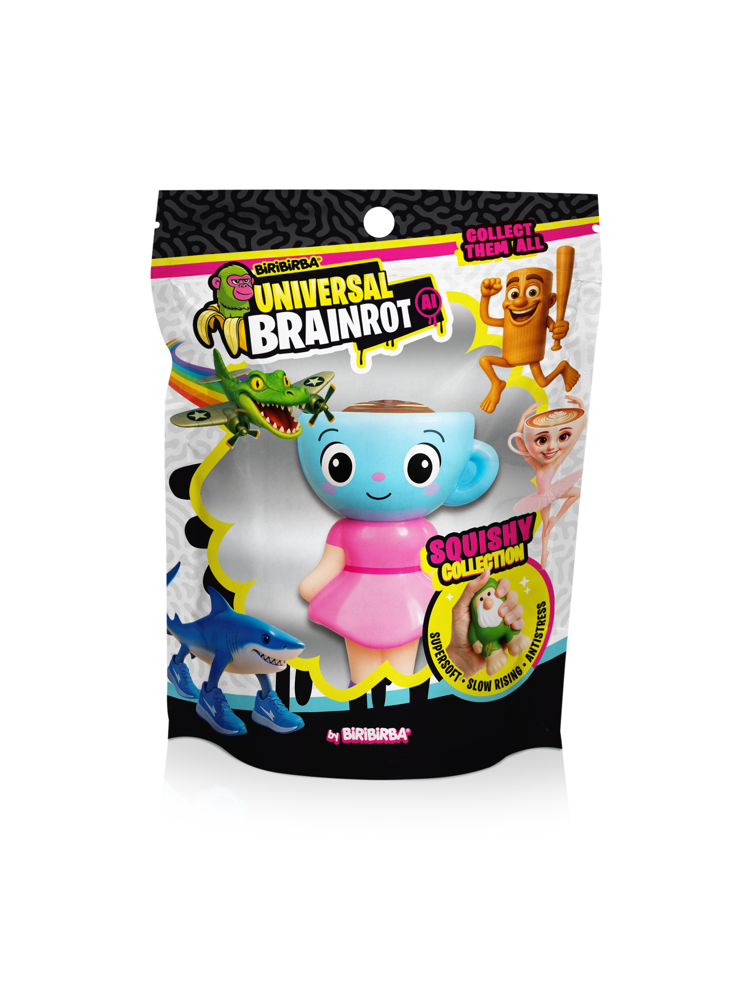Universal Brainrot AI - Squishy 7 cm | Ballerina Cappucina