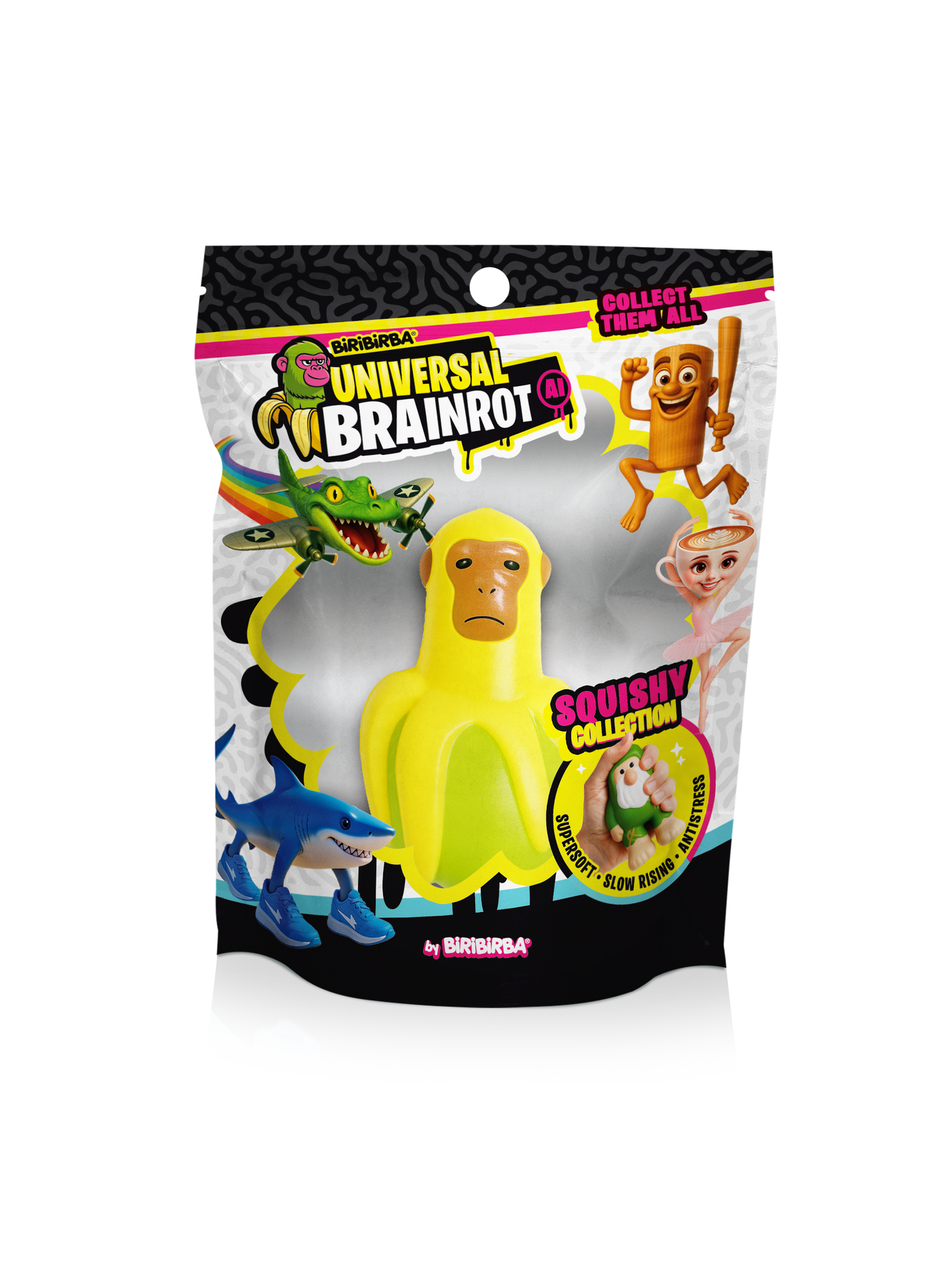 Universal Brainrot AI - Squishy 7 cm | Makakini Bananini