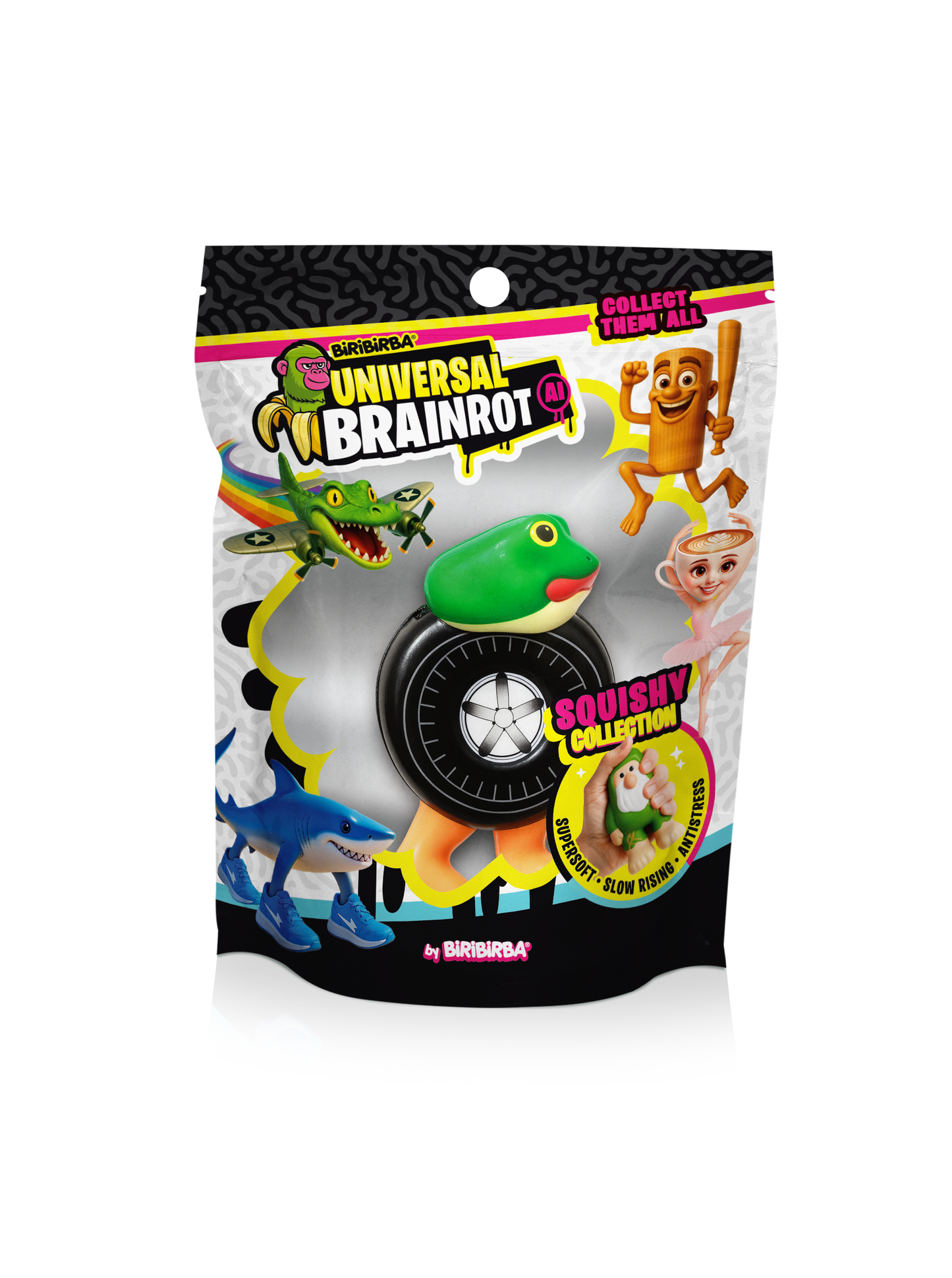 Universal Brainrot AI - Squishy 7 cm | Boneca Ambalabu