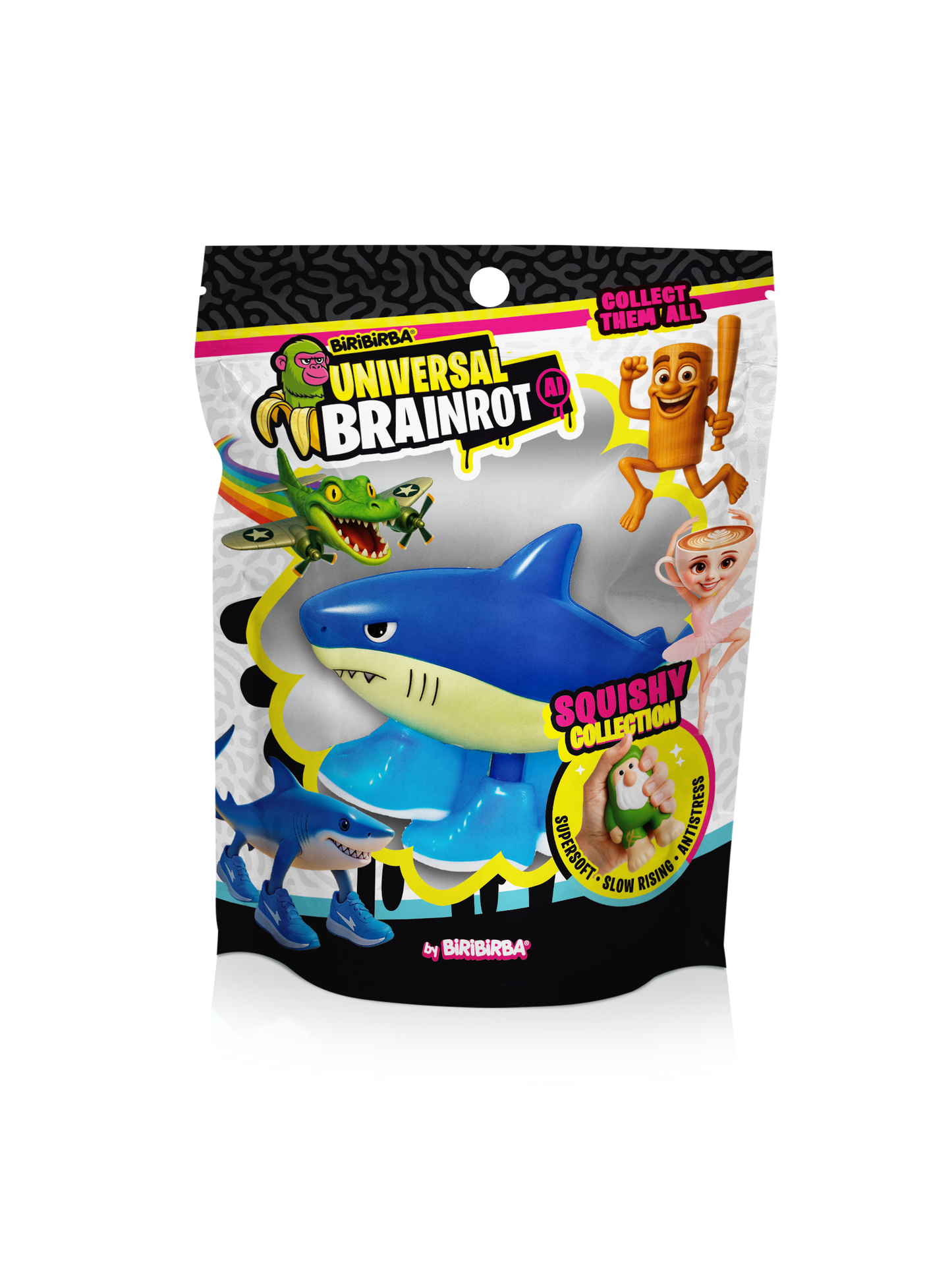 Universal Brainrot AI - Squishy 7 cm | Tralalero Tralala