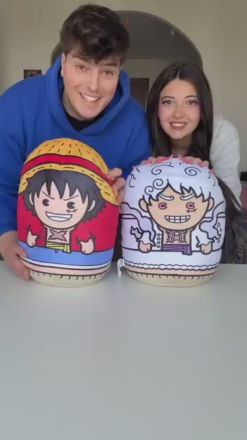 One Piece Puniz Squishy Battle | Luffy Gear 5 Jumbo Size