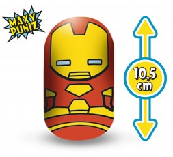 Marvel Puniz Squishy Battle | Iron Man Maxy Size