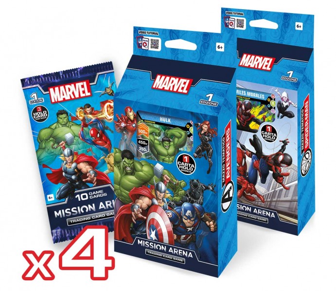 Marvel Mission Arena | Starter Deck Mix 3 + 40 Cards