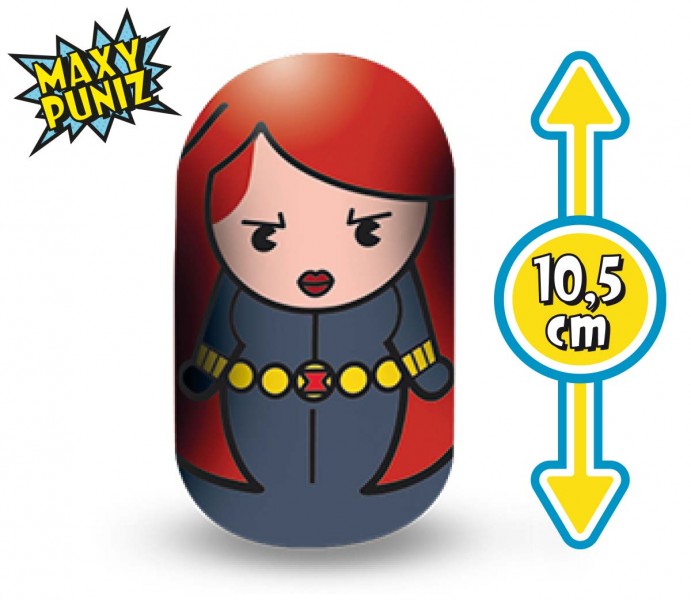 Marvel Puniz Squishy Battle | Black Widow Maxy Size