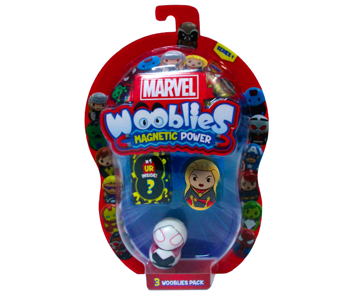 Marvel Wooblies | Blister 3 pz - Captain Marvel