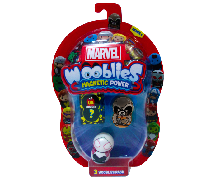 Marvel Wooblies | Blister 3 pz - Rocket Raccoon