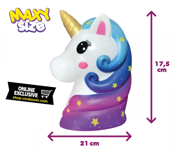 copy of Pushy Pushy Squishy | Maxi Tête de licorne