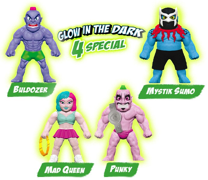 Elastikorps Wrestling , Special Pack Glow In The Dark