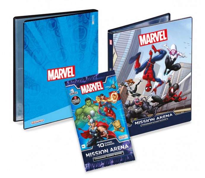 Marvel Mission Arena  Cards Binder Spider-Man Ed. + 10 free Cards