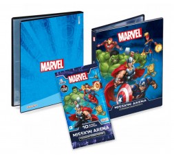 Marvel Mission Arena | Cards Binder Avengers Ed. + 10 free Cards
