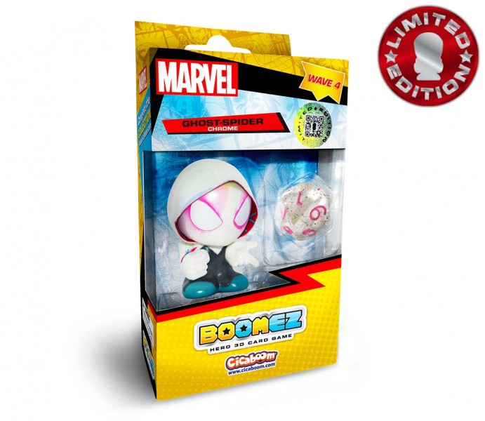 Marvel Boomez 4 - Ghost-Spider Chrome Boxed Limited Edition