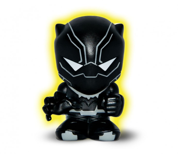 Marvel Boomez 4 - Black Panther Glow in the Dark (Rare)